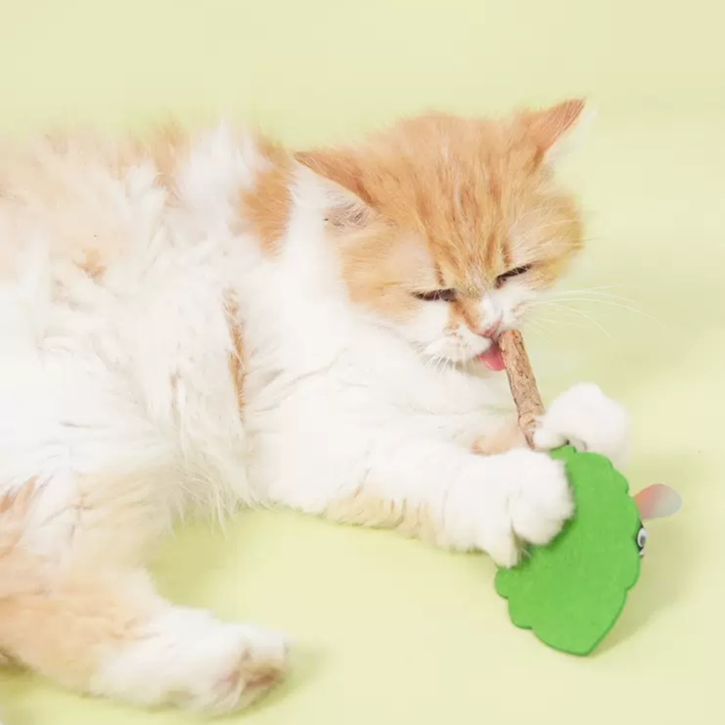 Juguete de gato con Catnip y matatabi forma de oruga