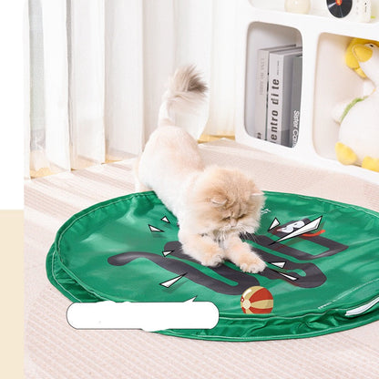 Juguete interactivo para gatos (manta+pelota interactiva)