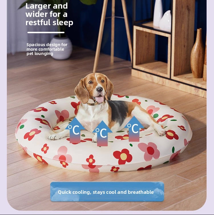 Cama redonda fresca para perros y gatos (54cm)