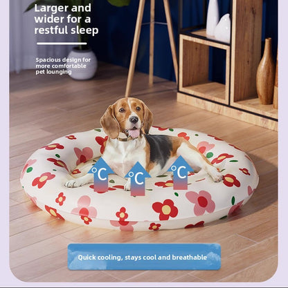 Cama redonda fresca para perros y gatos (54cm)