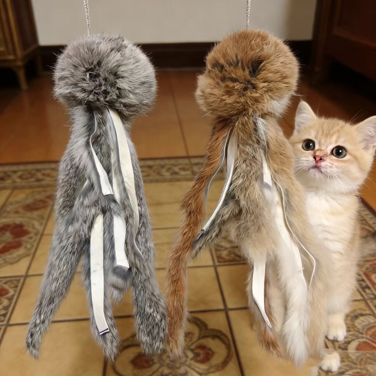 Juguete para gatos estilo pulpo con olor a conejo