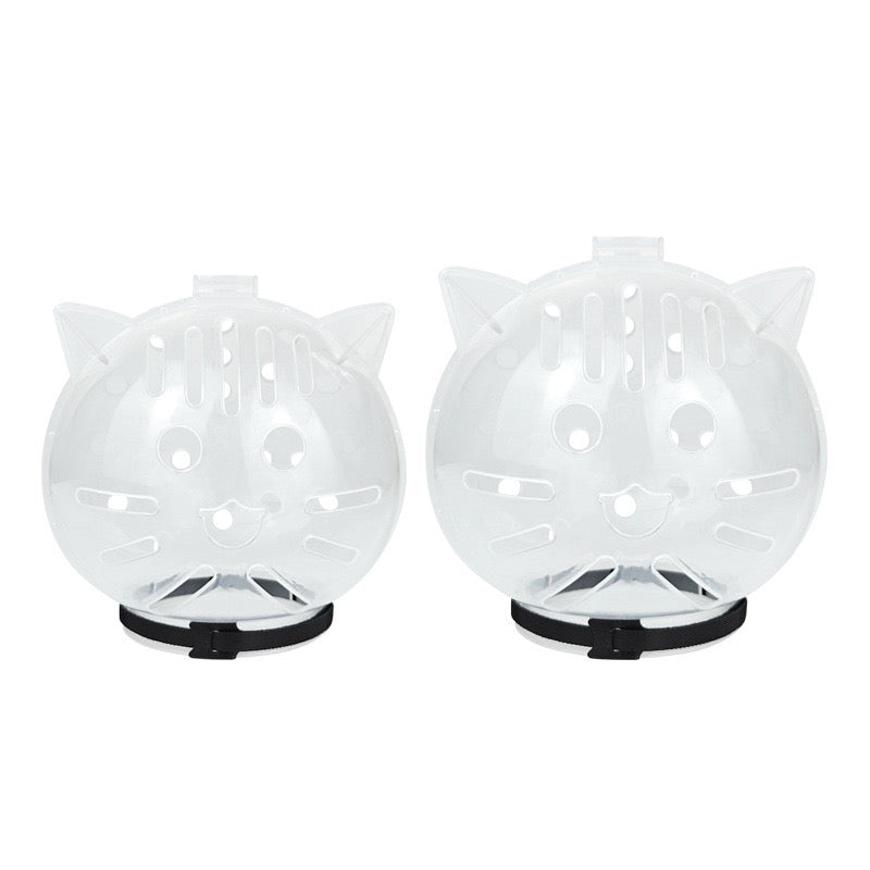 Bozal para gatos de plástico cara de gatito