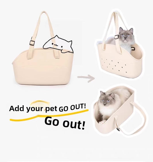 Bolso de hombro para mascotas de plástico hasta 8KG