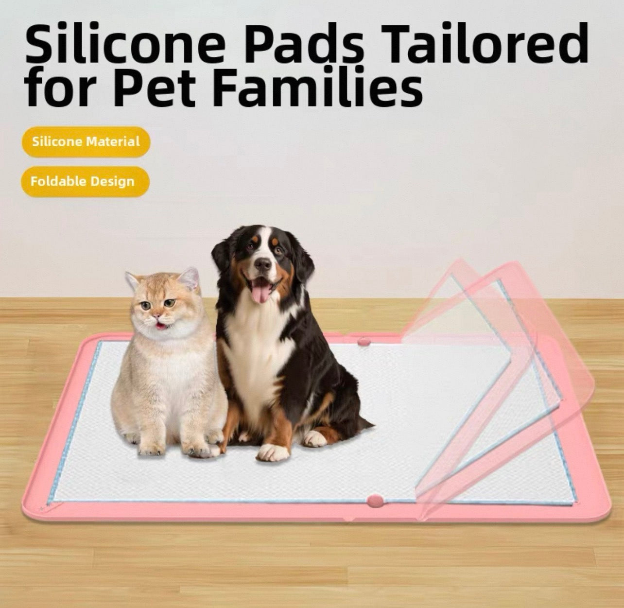 Alfombra para pads plegable de silicona