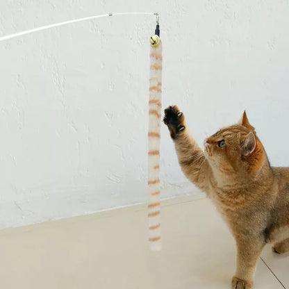 Cañita para gatos expandible afelpadas