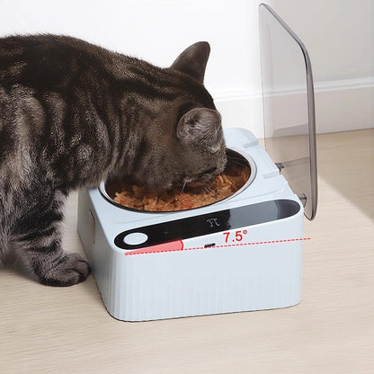 Plato con sensor inteligente para mascotas