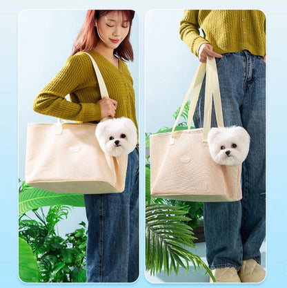 Bolso de hombro transpirable M1SK para mascotas pequeñas (Dos tamaños)