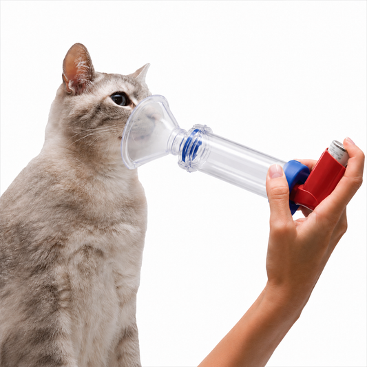 Espaciador para inhalador para perros y gatos