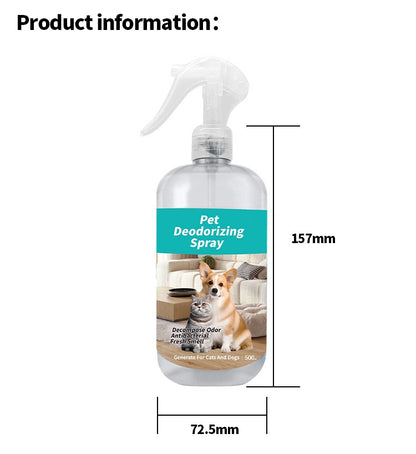 Spray desodorante para mascotas 500 ml