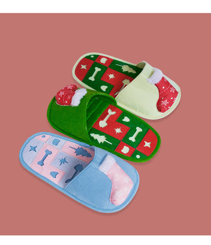 Juguete de perro olfativo navideño