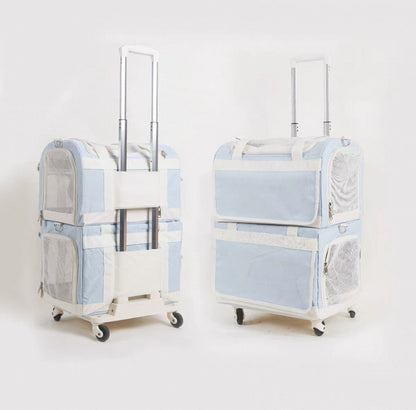 Maleta transportadora doble