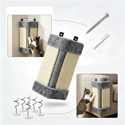 Rascadores de esquina plegable de sisal (50cm*23cm*2.5cm)