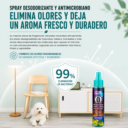 Spray aromático para mascotas de 80 ml