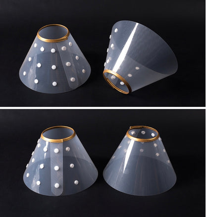 Cono isabelino de plástico para mascotas modelo #CL17