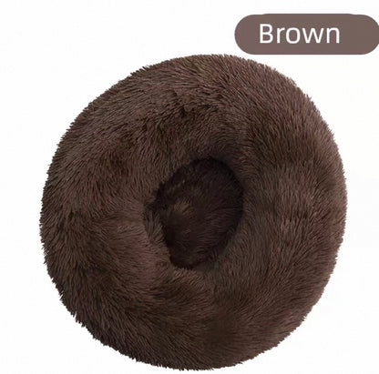 Cama acolchonada redonda para mascotas 60cm