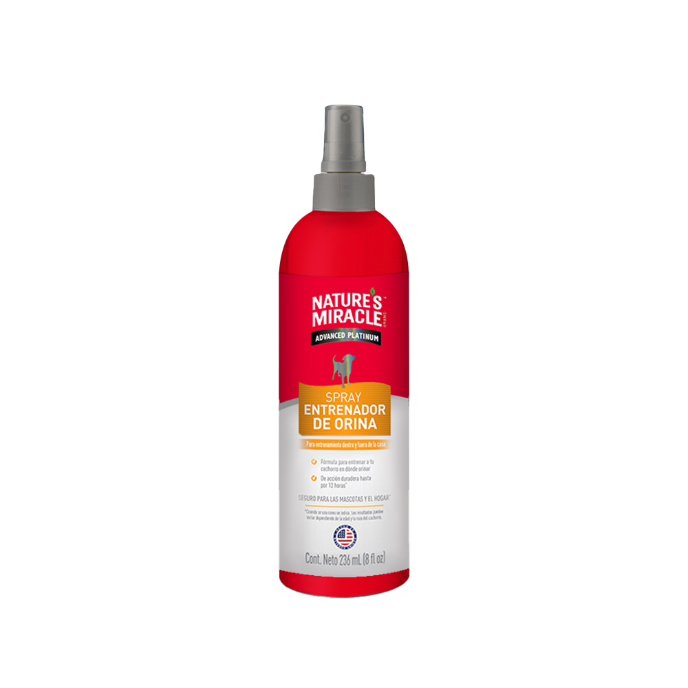 Spray Nature`s Miracles: Entrenador de orina para perros  236ml
