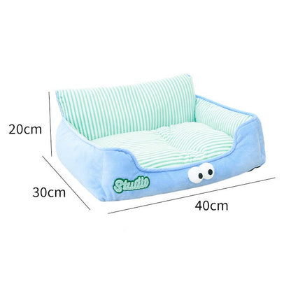 Sofa celeste para mascotas modelo 6429 (52*45*20cm) Hasta 12 libras
