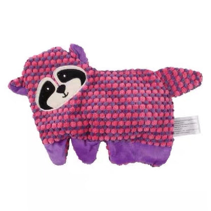 Juguetes de peluches variados para perros