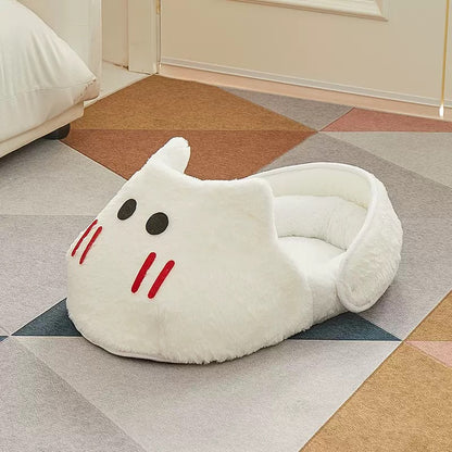 Cama estilo zapato para mascotas (L: 60x36x26cm)