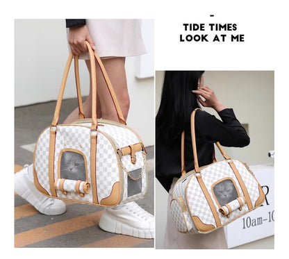 Bolso transportador elegante para mascotas pequeñas