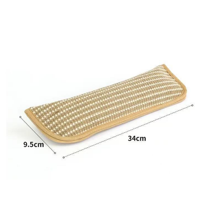Juguete de almohada de sisal rellena de Catnip par gatos (34cm de largo)