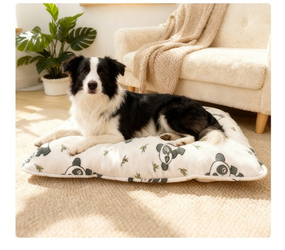 Cama para perros estilo colchon con diseño de panda