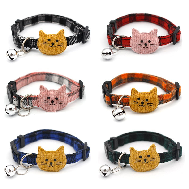 Collar para gatos cara de gatito