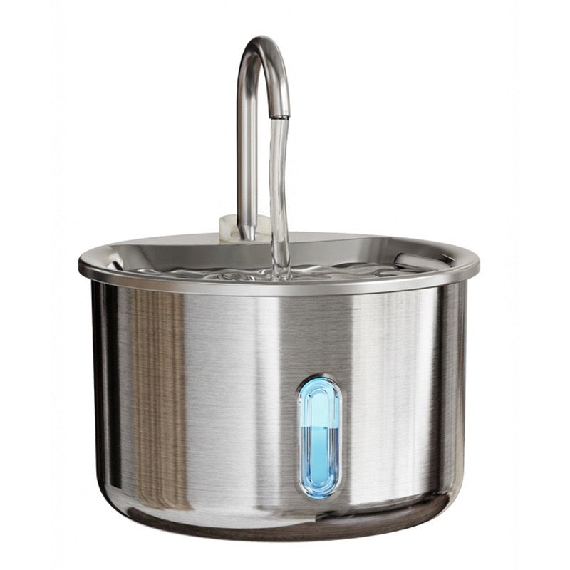 Fuente de acero para mascotas modelo FT4442