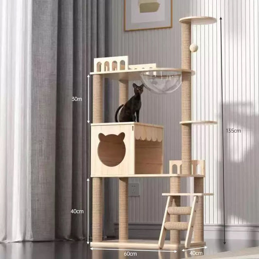 Torre de gatos 135cm (Modelo KT1022)