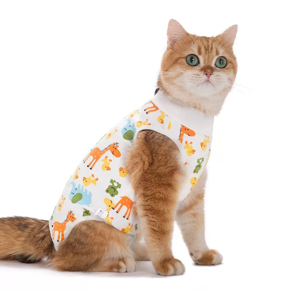 Traje postoperatorio para gatos Modelo #T49
