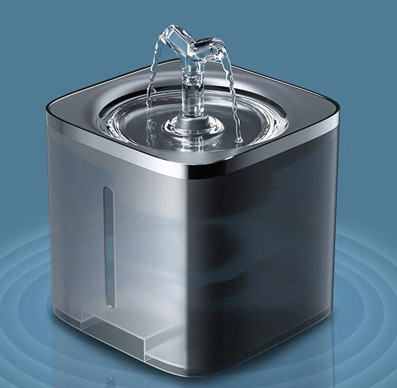 Fuente cuadrada para mascotas 2L (Modelo WF070)