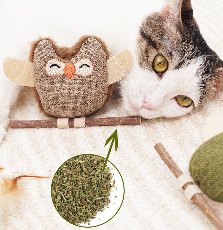 Juguete para gatos de tela con Catnip