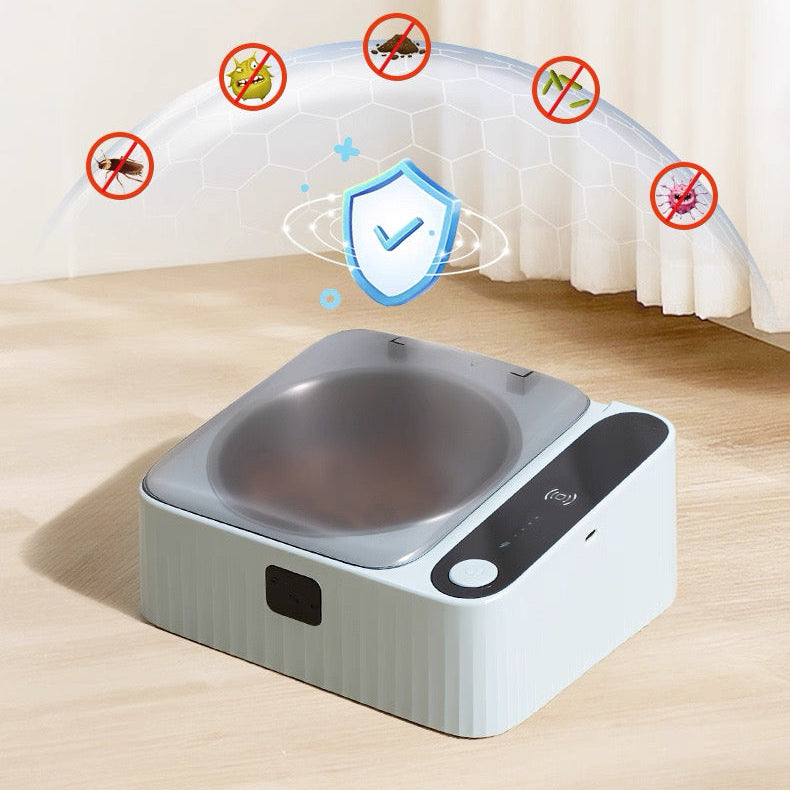 Plato con sensor inteligente para mascotas