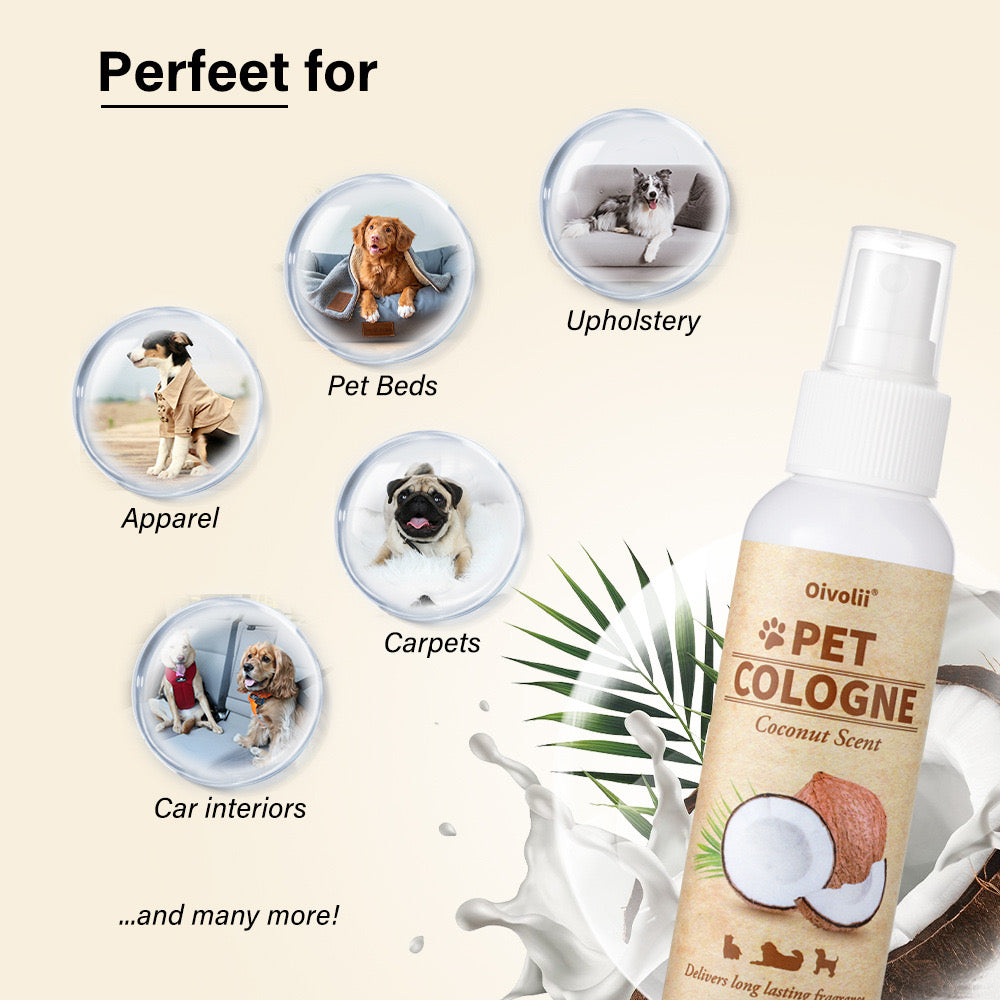 Perfumes para mascotas oivolii 100ml (dos aromas disponibles)