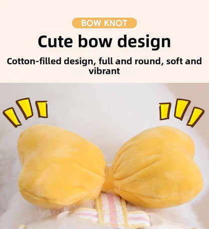 Pechera de peluche de lazo para razas pequeñas