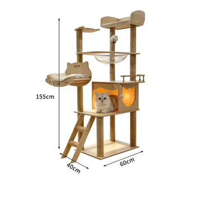 Torre para gatos 155CM de altura (MODELO Y35)