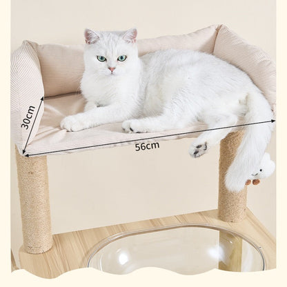 Torre para gatos de madera modelo Y36 (150cm altura)