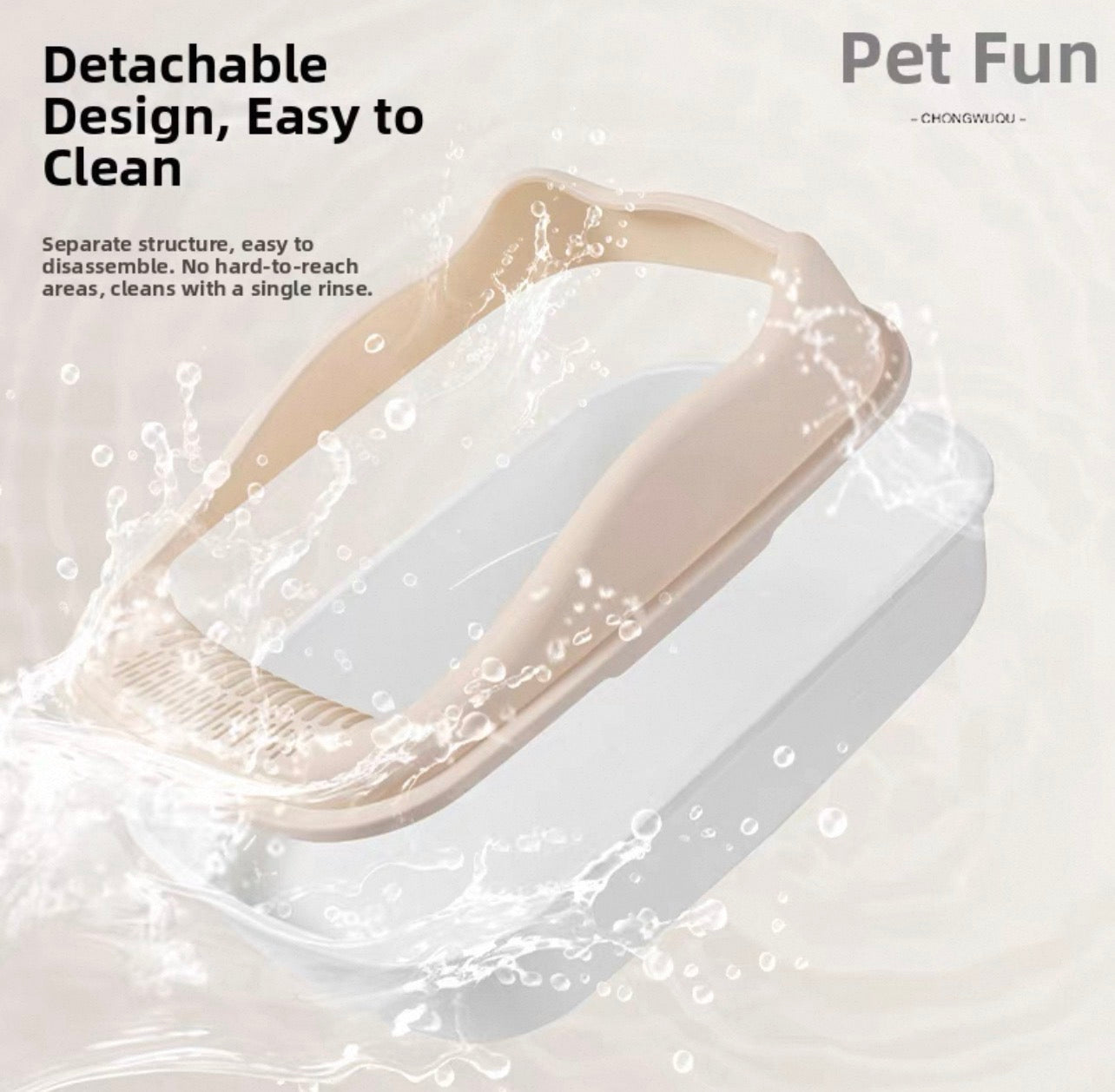 Arenero abierto crema T20 (Dos tamaños disponibles)