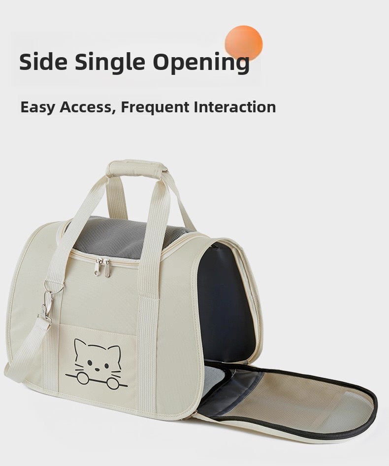 Bolso de hombro para transportar mascotas pequeñas (dos colores)
