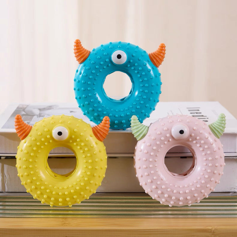 Juguete para perros de goma, limpieza dental