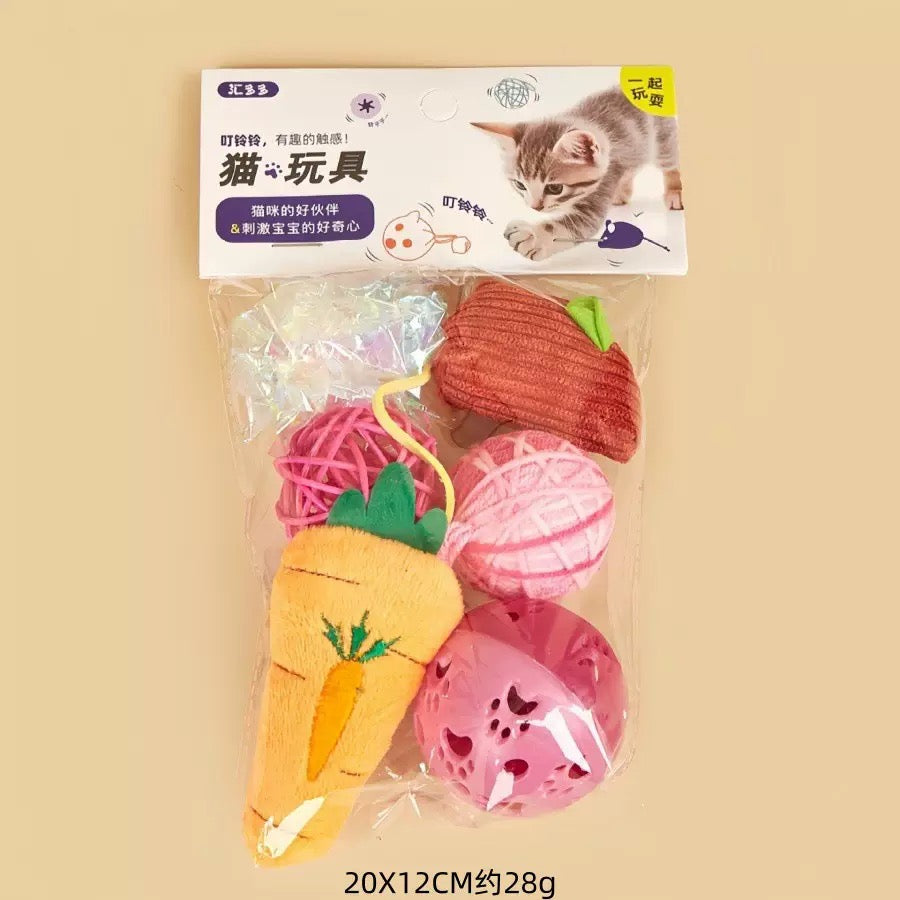 Kit de juguetes para gatos