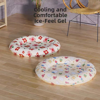 Cama redonda fresca para perros y gatos (54cm)