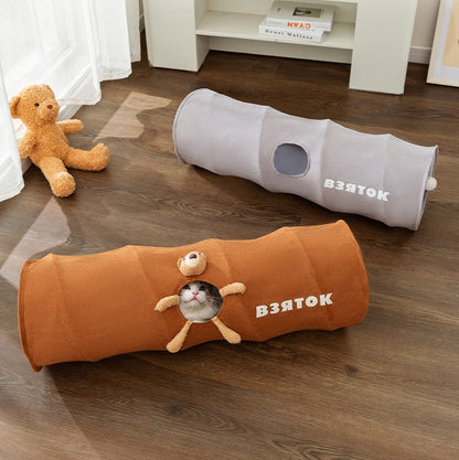 Túnel de gato chocolate 120cm