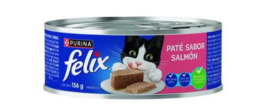 Comida Húmeda para Gato Purina: Felix, Lata, Paté Salmón