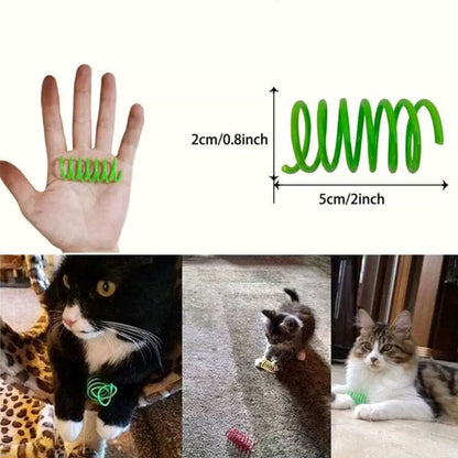 Juguete de gato resortes variados pack de 4un