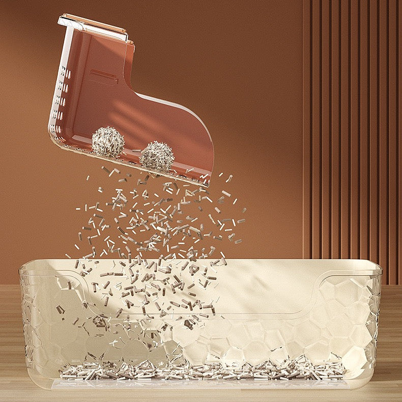 Arenero abierto con colador W79 gris