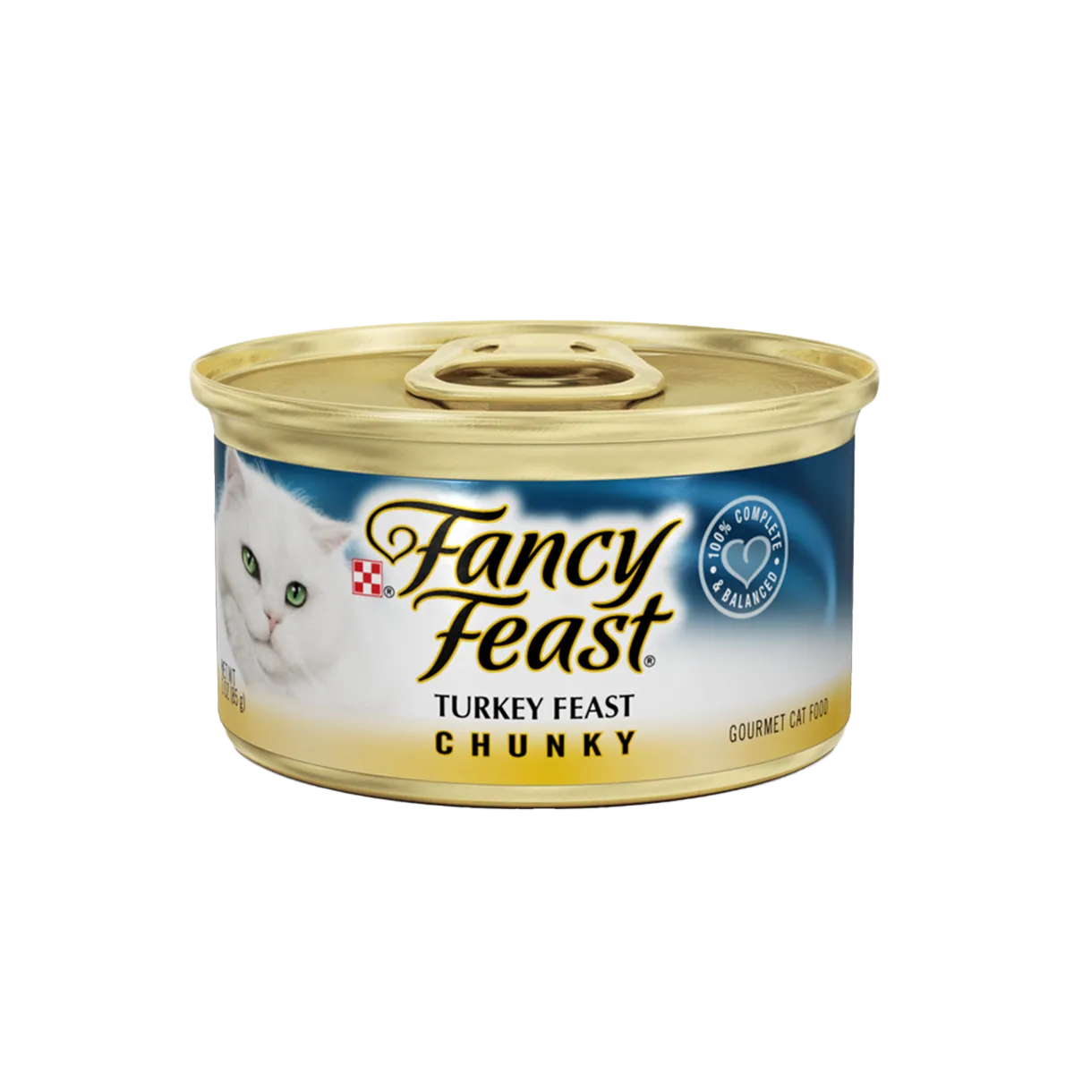 Alimento Húmedo para Gato  Purina Fancy Feast: Sabor a Pavo, 85g.