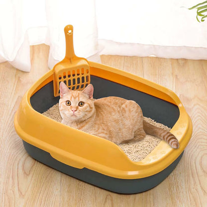 Arenero abierto para gatos bebés sencillo 40*29*13.5cm