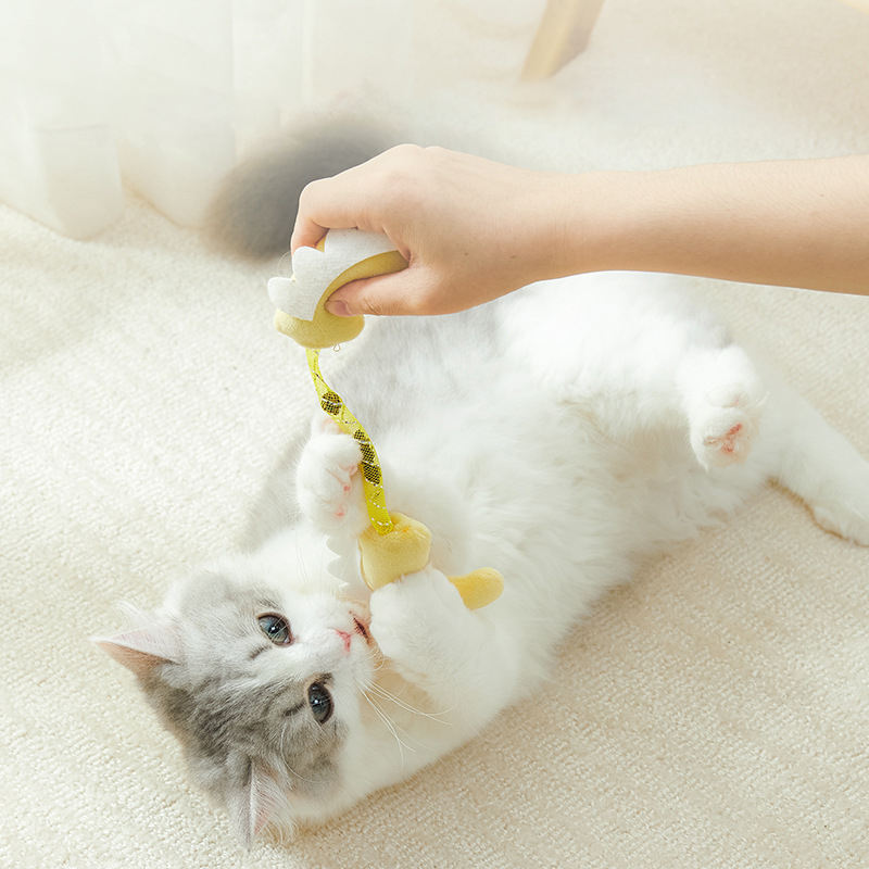 Peluche para gatos con relleno fruta de catnip