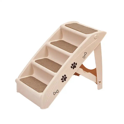 Escalera plegable de plástico para perros